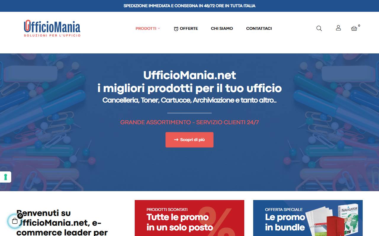 Anteprima del sito: ufficiomania.ch SNC