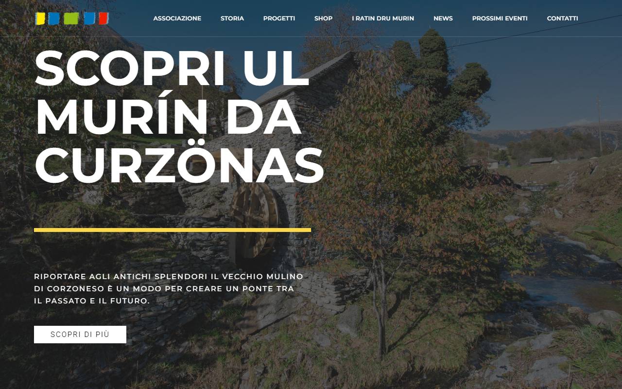 Anteprima del sito: Associazione Ul Murín da Curzönas