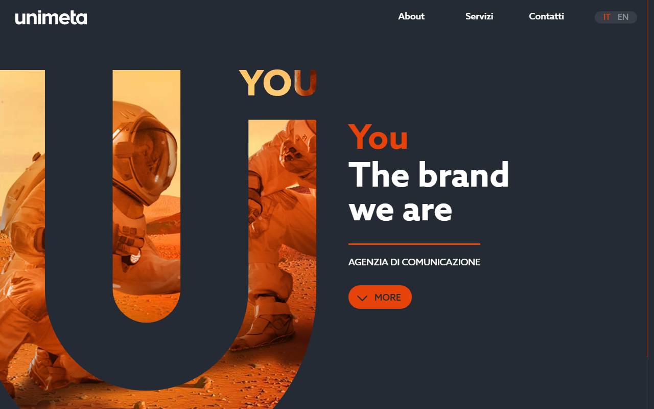 Anteprima del sito: UNIMETA SA