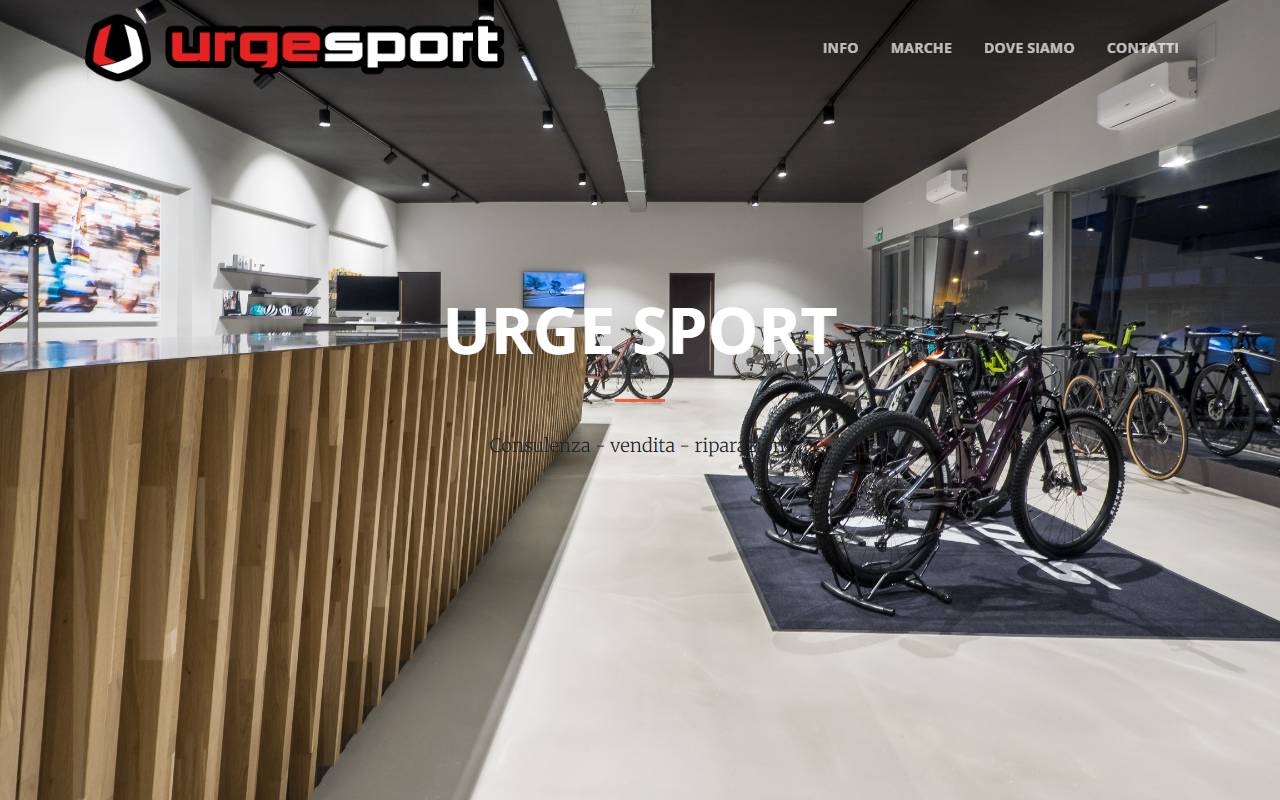 Anteprima del sito: urgesport Sagl
