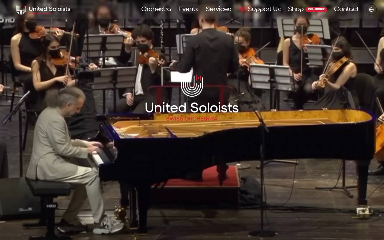 Anteprima del sito: United Soloists Orchestra