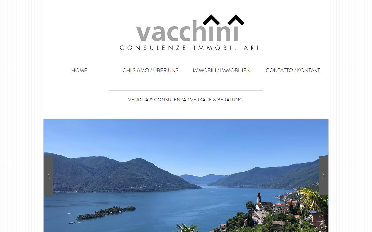 Anteprima del sito: Vacchini Consulenze Immobiliari