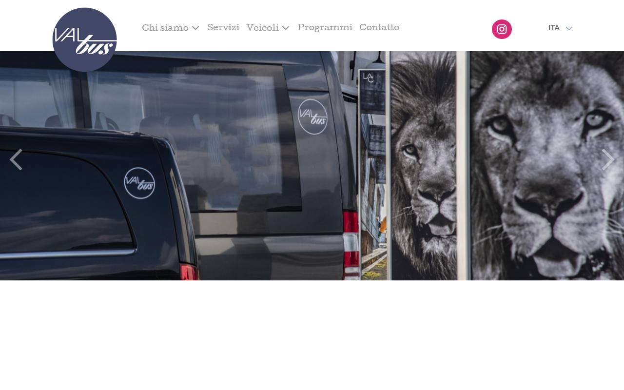Anteprima del sito: VALBUS VIAGGI SA