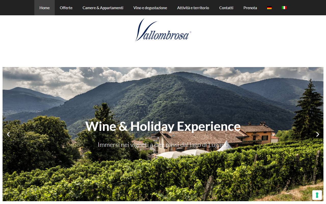 Anteprima del sito: Vallombrosa SA