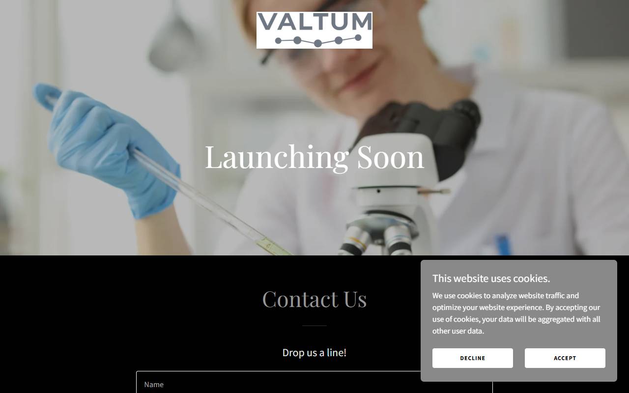 Anteprima del sito: VALTUM SA