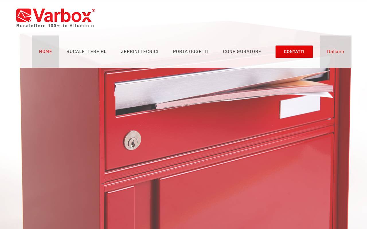 Anteprima del sito: Varbox Sagl