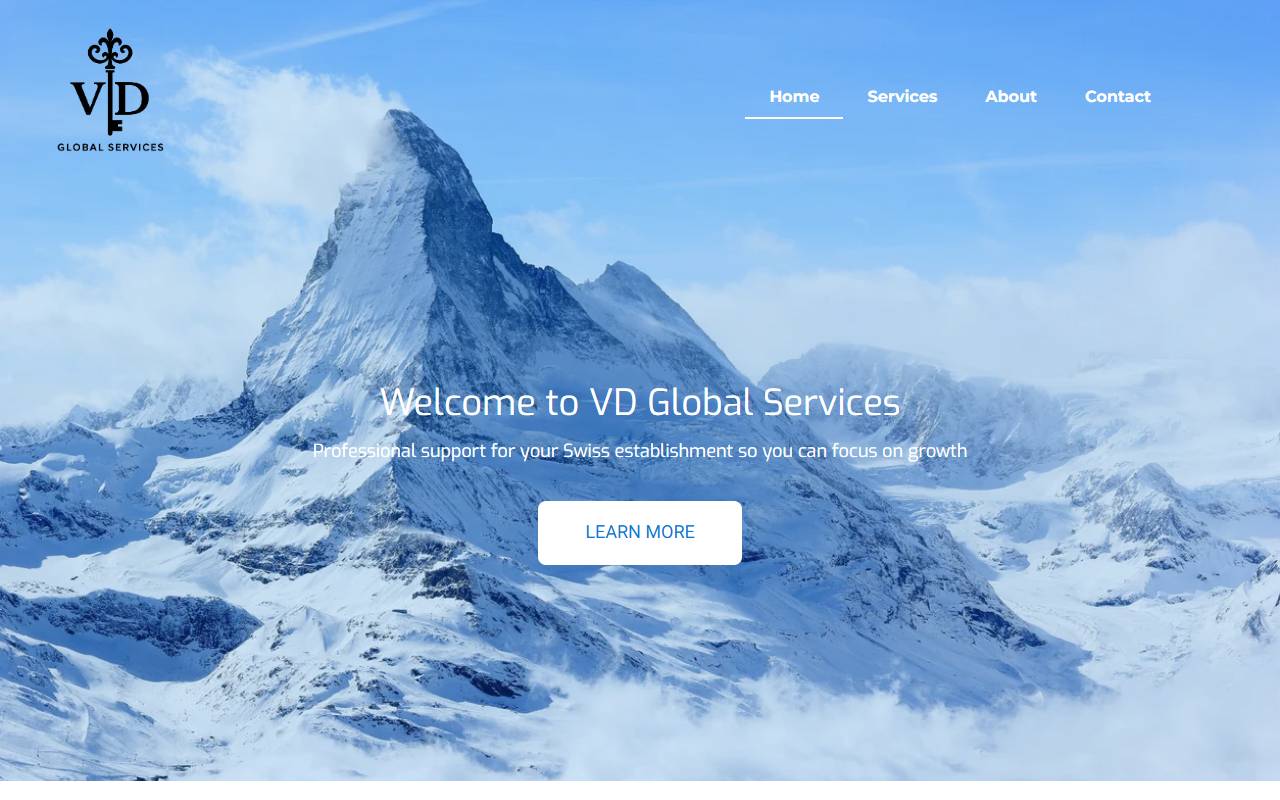 Anteprima del sito: VD Global Services di Veronika Dziuba