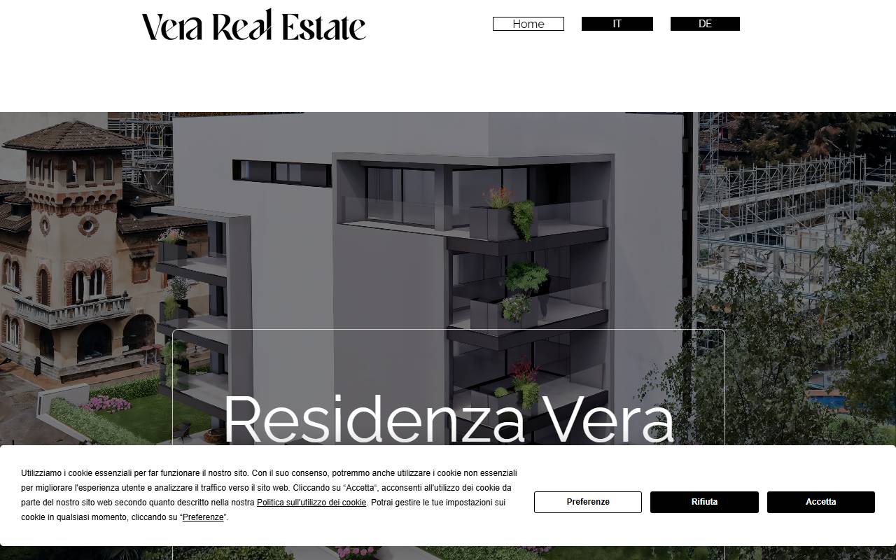 Anteprima del sito: Vera Real Estate SA