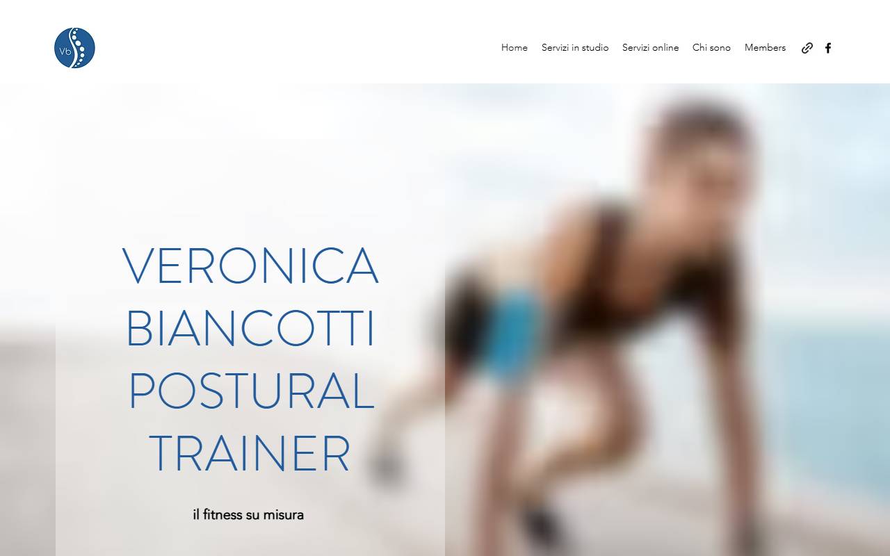 Anteprima del sito: VB Personal Trainer di Veronica Biancotti