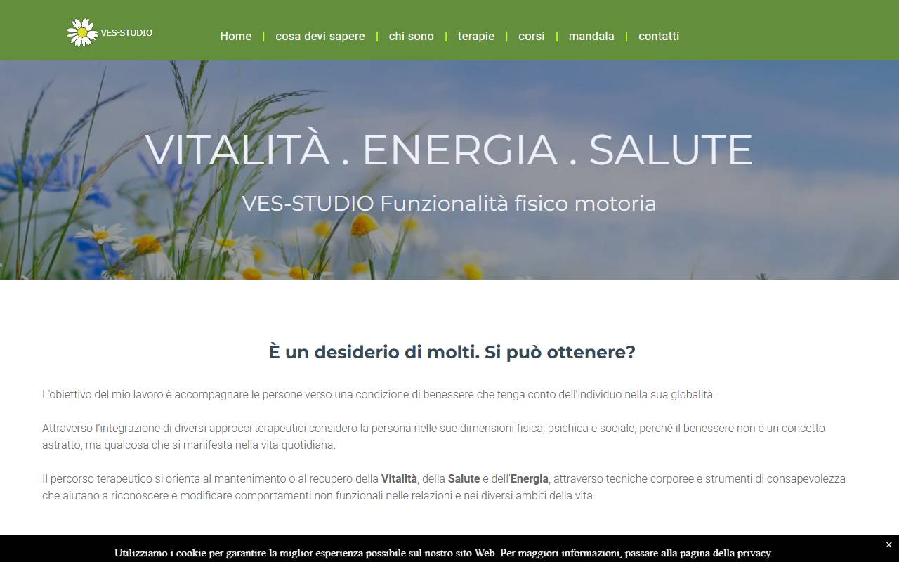 Anteprima del sito: VES-studio di Giaimi Griggi Elisabetta