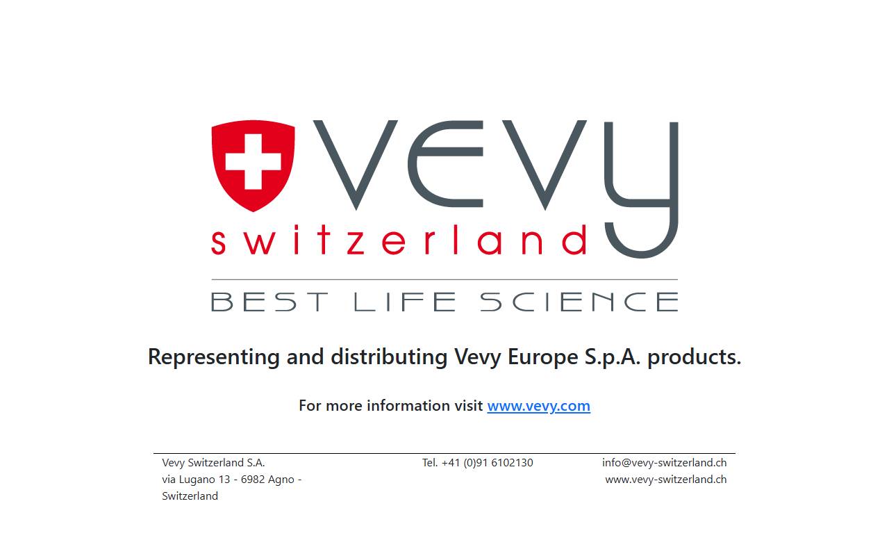 Anteprima del sito: VEVY SWITZERLAND SA