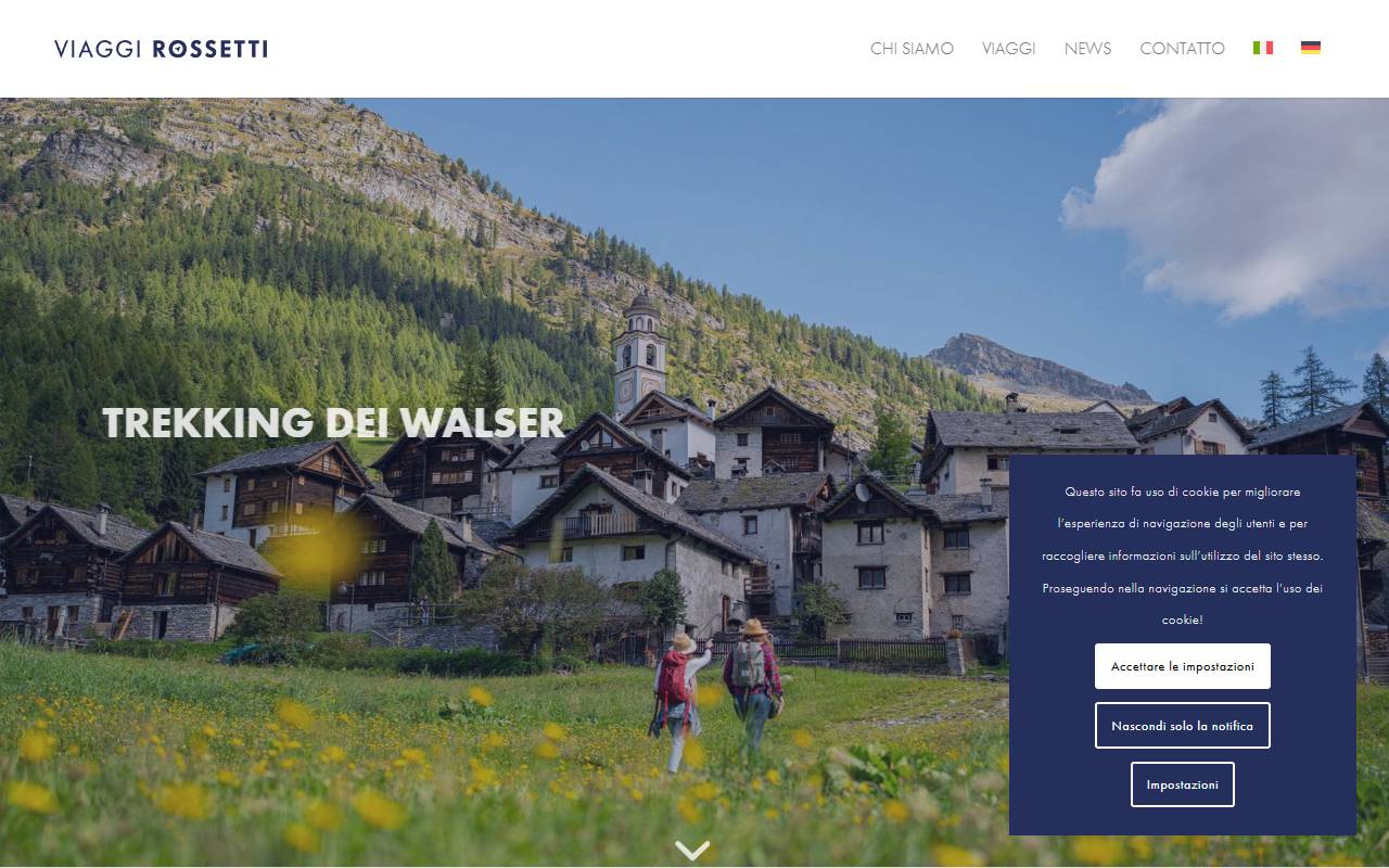 Anteprima del sito: Progetti Rossetti Sagl