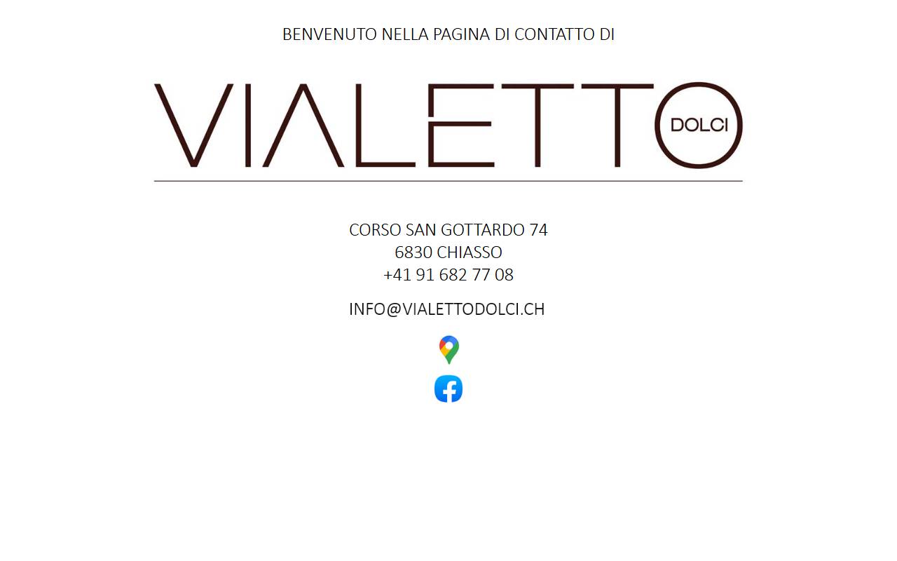 Anteprima del sito: Vialetto Dolci sagl