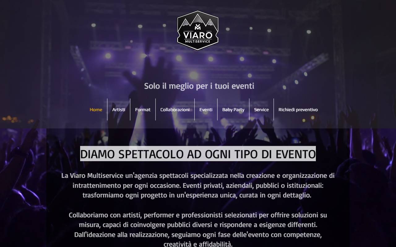 Anteprima del sito: Viaro Multiservice