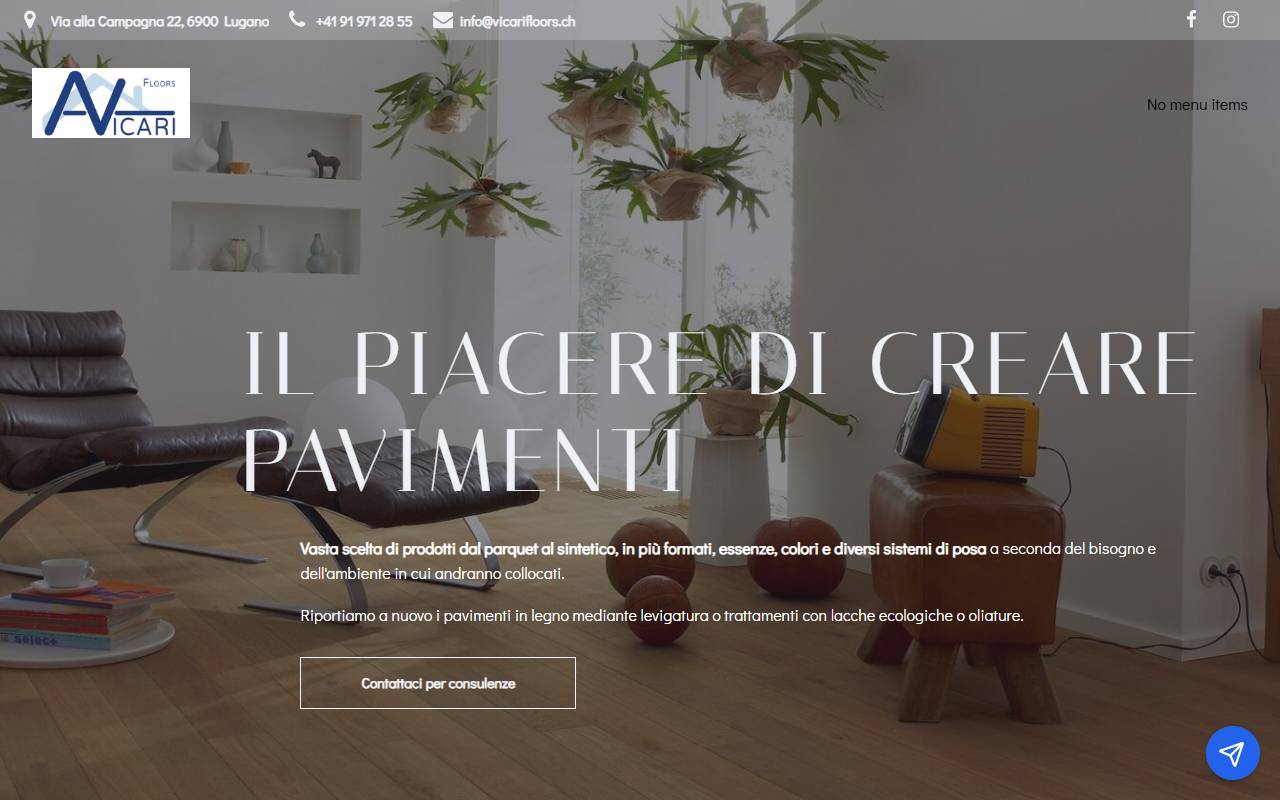 Anteprima del sito: Vicari Floors Sagl