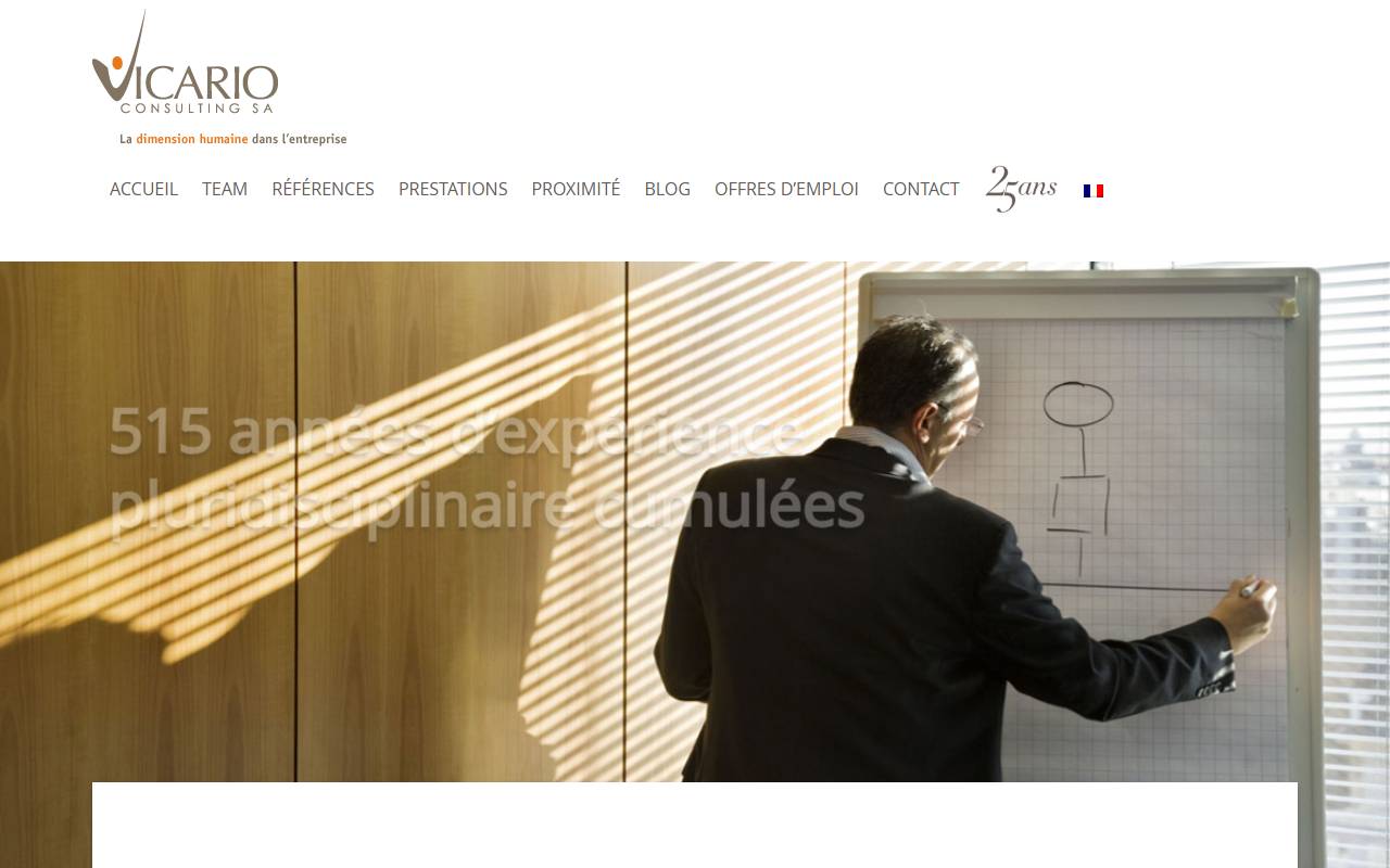 Anteprima del sito: Vicario Consulting SA