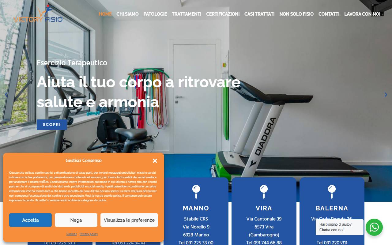 Anteprima del sito: Victory Sagl
