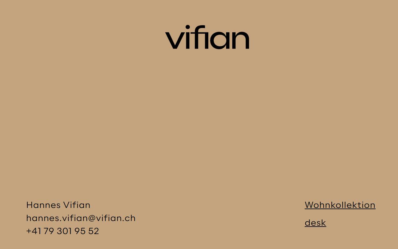 Anteprima del sito: VIFIAN SAGL
