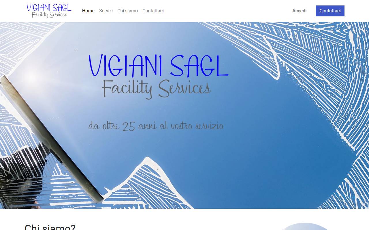 Anteprima del sito: Vigiani Sagl