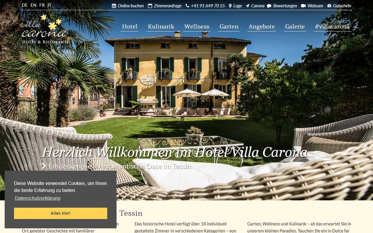 Hotel Villa Carona