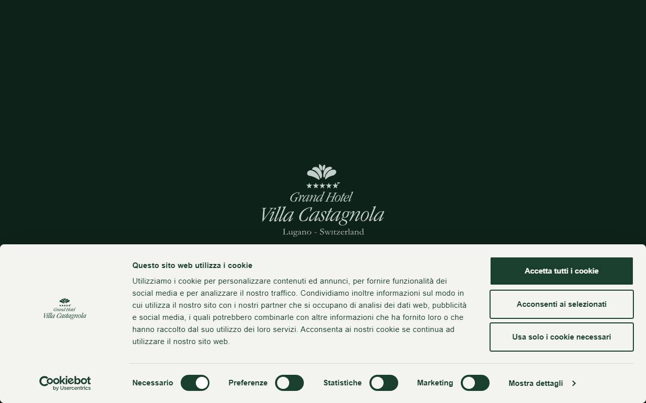 Anteprima del sito: Albergo Villa Castagnola SA