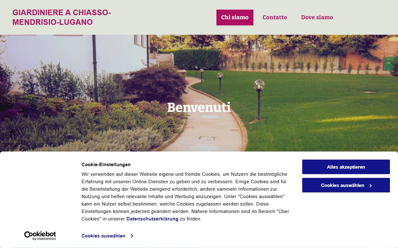 Anteprima del sito: Villa Giardino Sagl