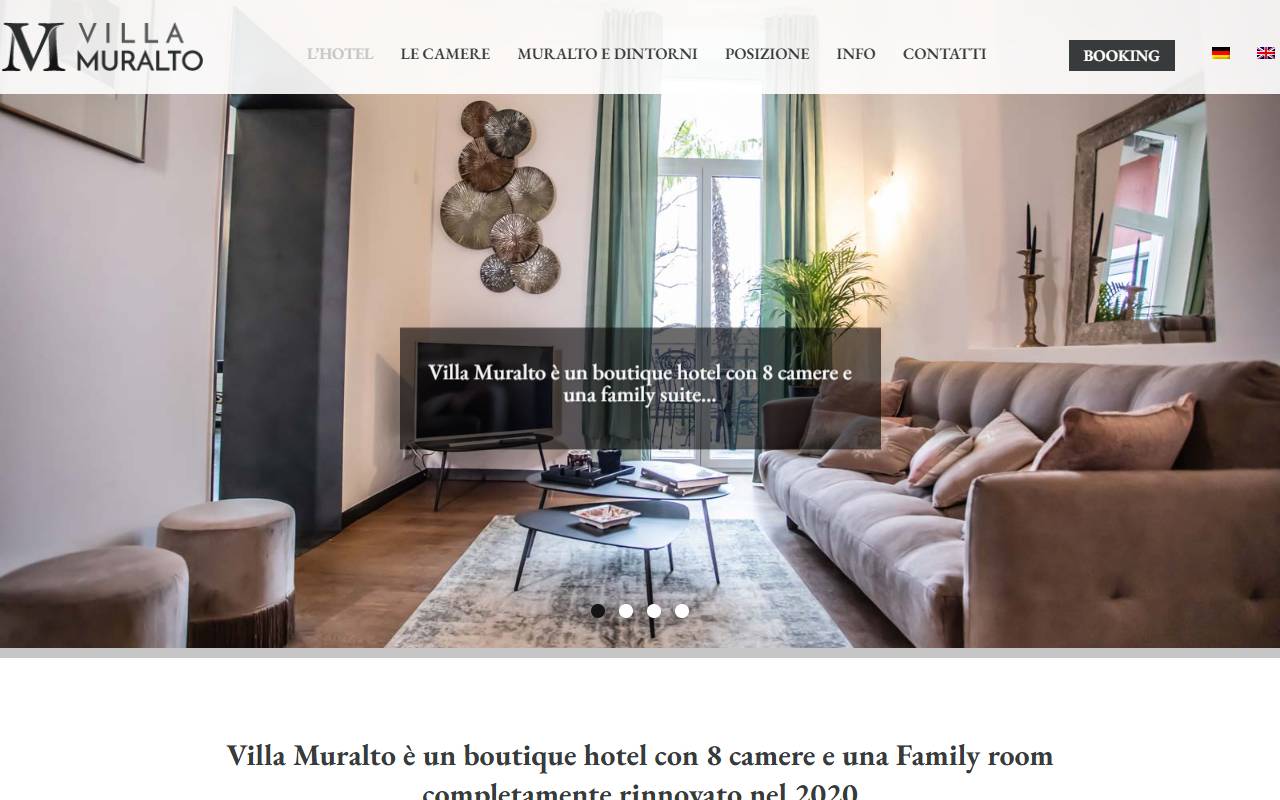 Anteprima del sito: VILLA MURALTO SA
