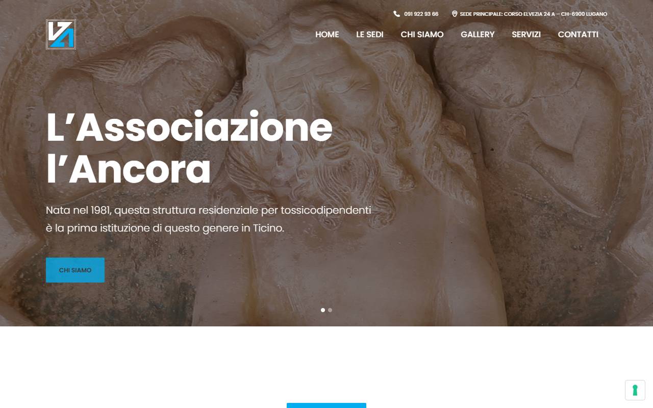 Anteprima del sito: Associazione L'Ancora