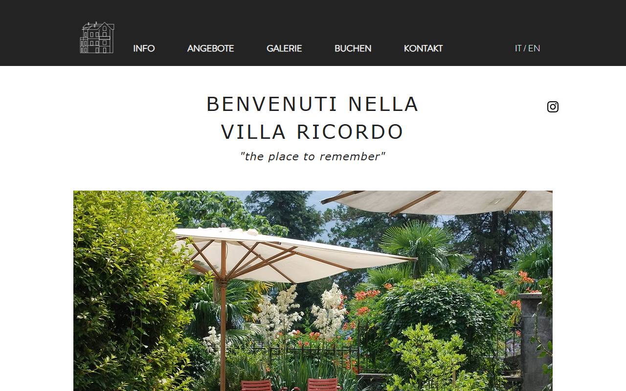 Anteprima del sito: Villa Ricordo Sagl