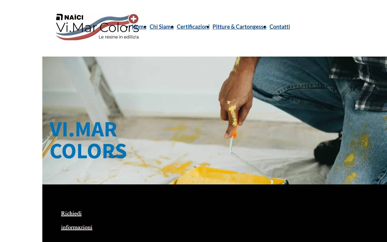 Anteprima del sito: Vi.Mar Colors Sagl