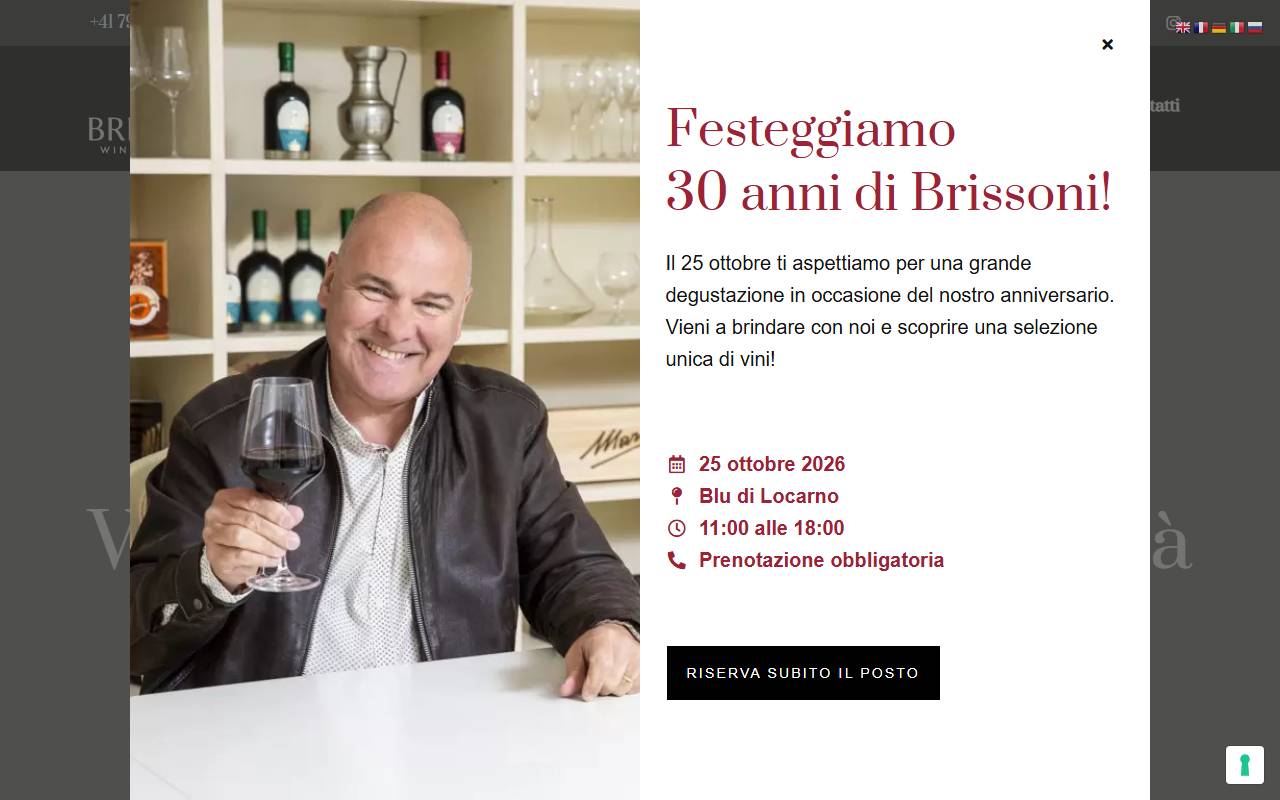 Anteprima del sito: Brissoni Marcello