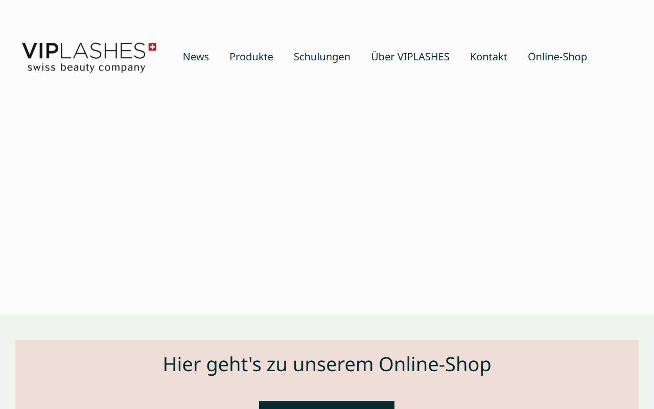Anteprima del sito: VIPLASHES GmbH