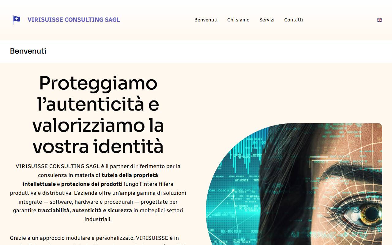 Anteprima del sito: VIRISUISSE CONSULTING Sagl