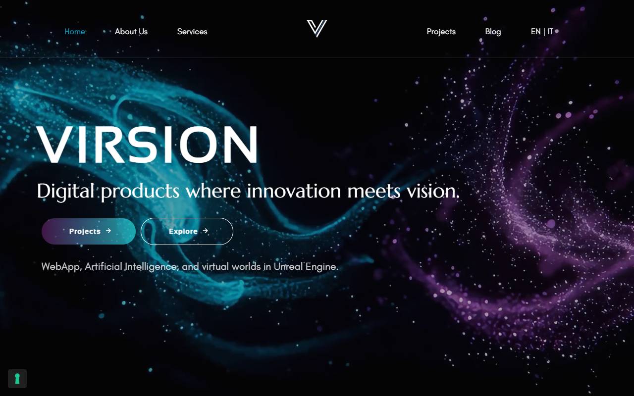Anteprima del sito: Virsion Sagl