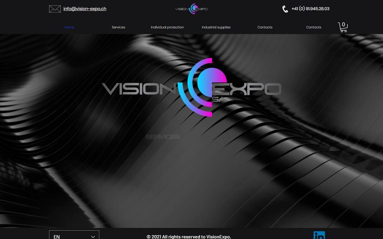 Anteprima del sito: VISIONEXPO SA