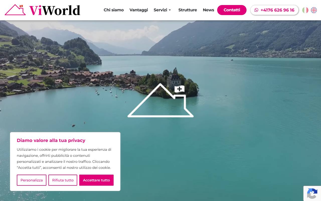 Anteprima del sito: Viworld Sagl