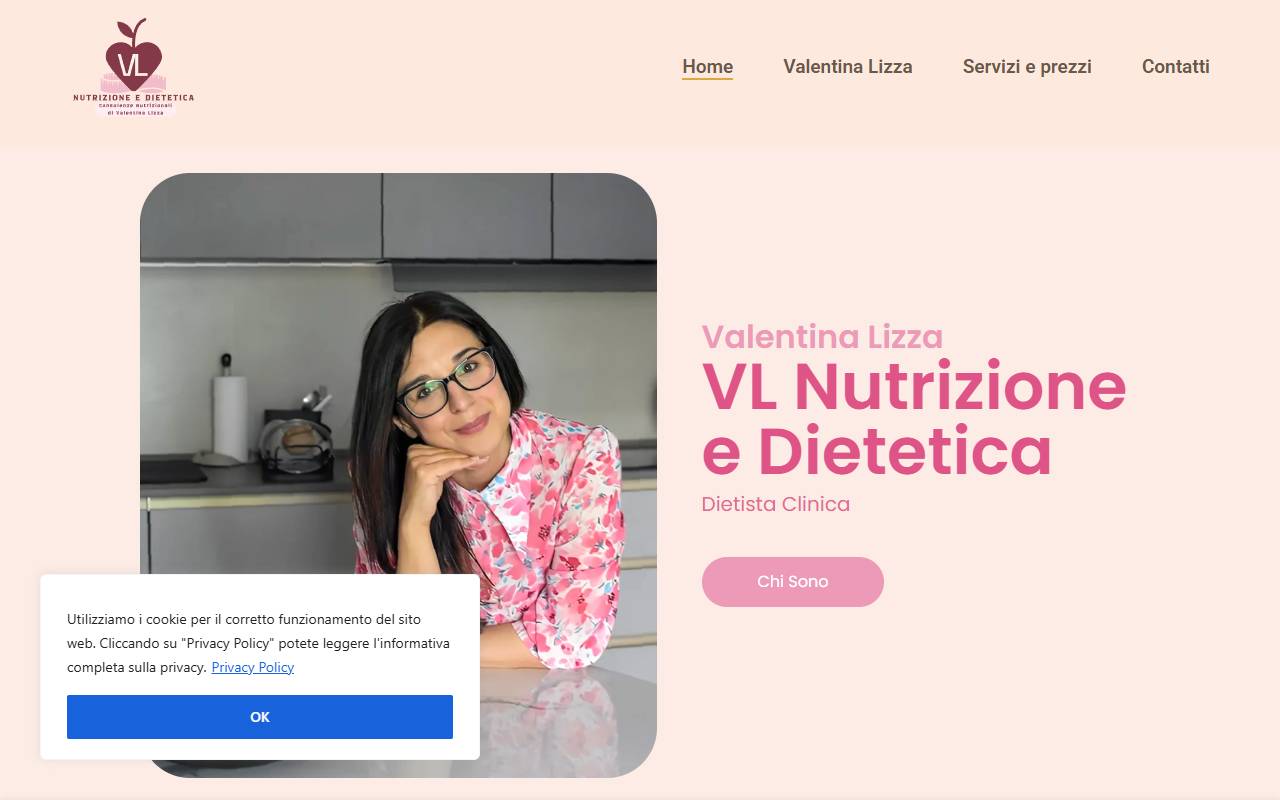 Anteprima del sito: VL Nutrizione e Dietetica Sagl