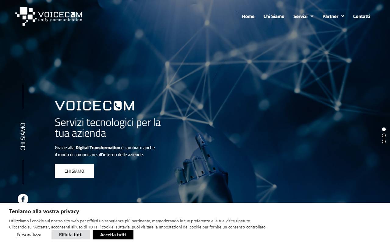 Anteprima del sito: VOICECOM SAGL