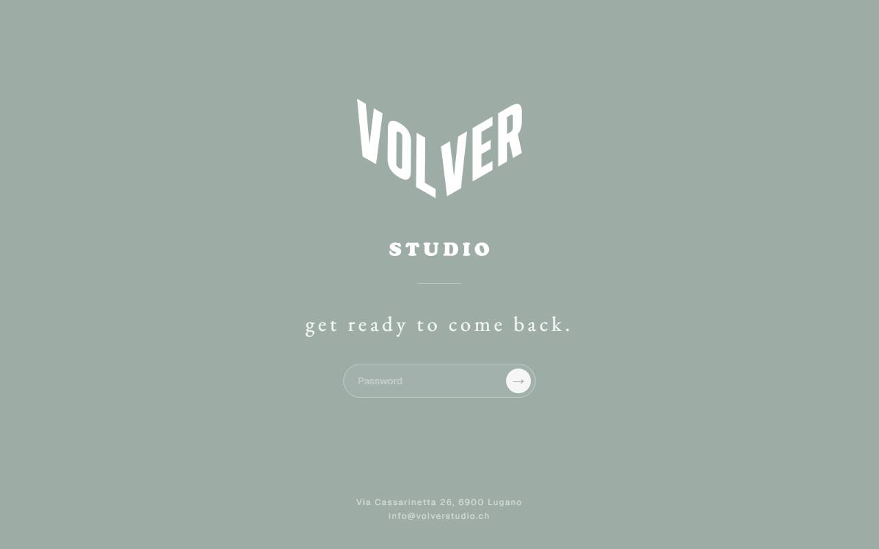 Anteprima del sito: Volver Studio Sagl
