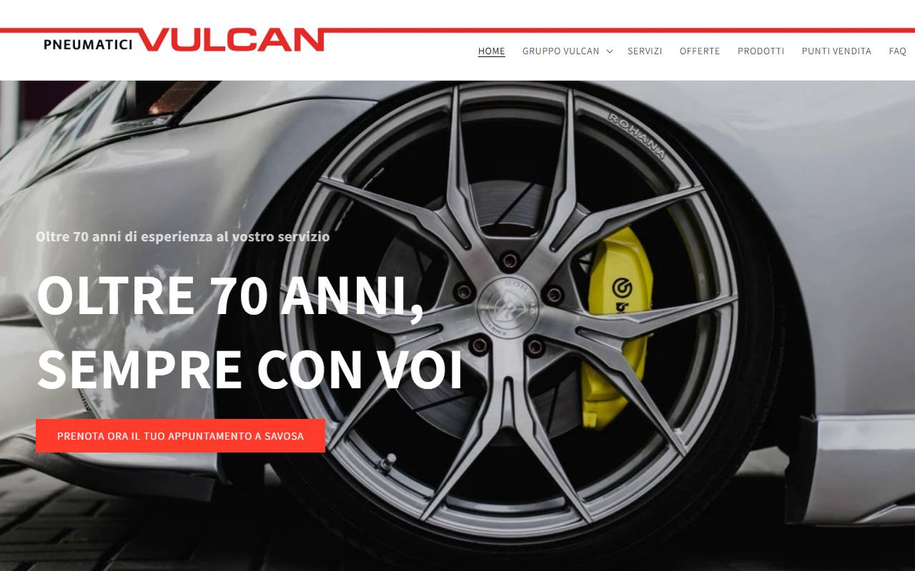 Anteprima del sito: Vulcan SA