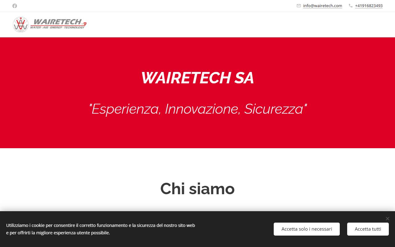 Anteprima del sito: WAIRETECH SA