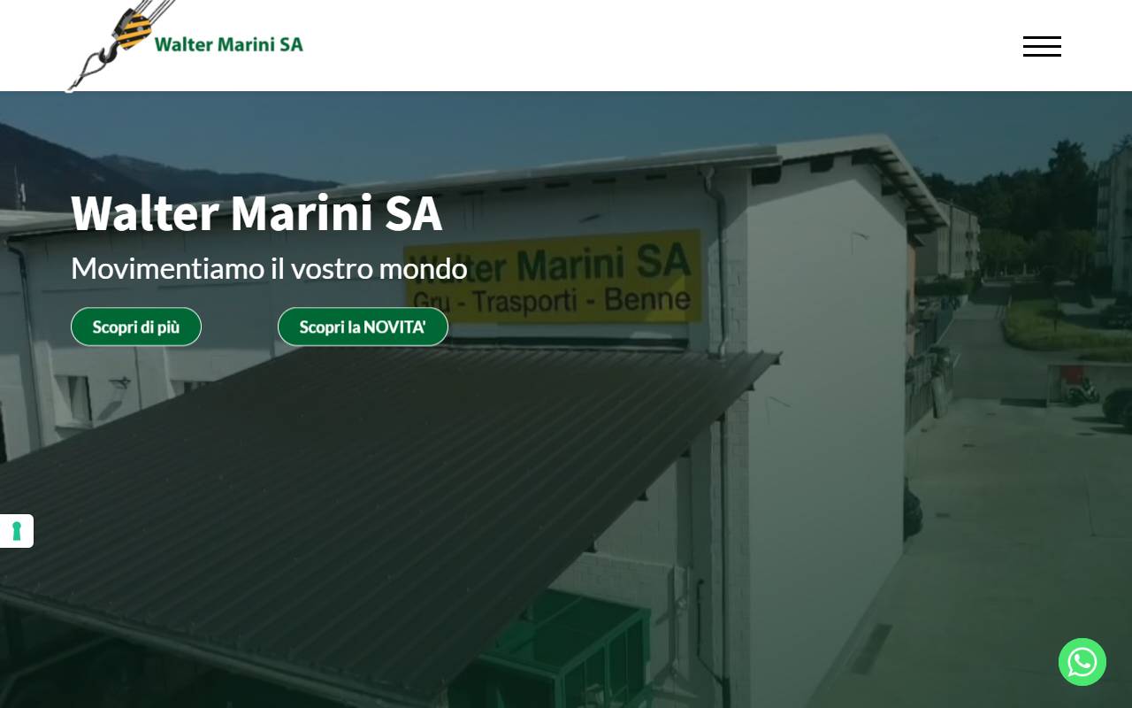 Anteprima del sito: Walter Marini SA