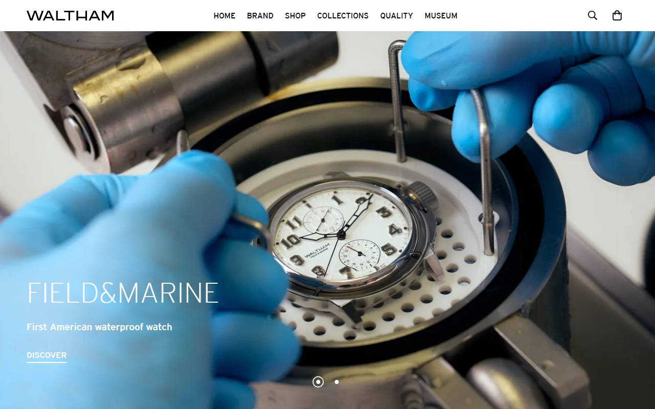 Anteprima del sito: Waltham Watch Company SA