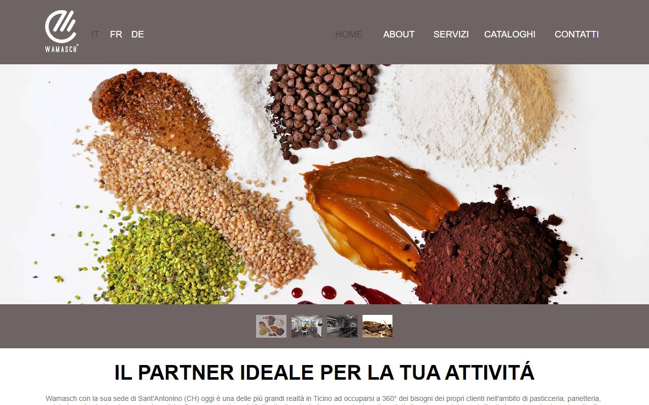 Anteprima del sito: Wamasch Trade SA