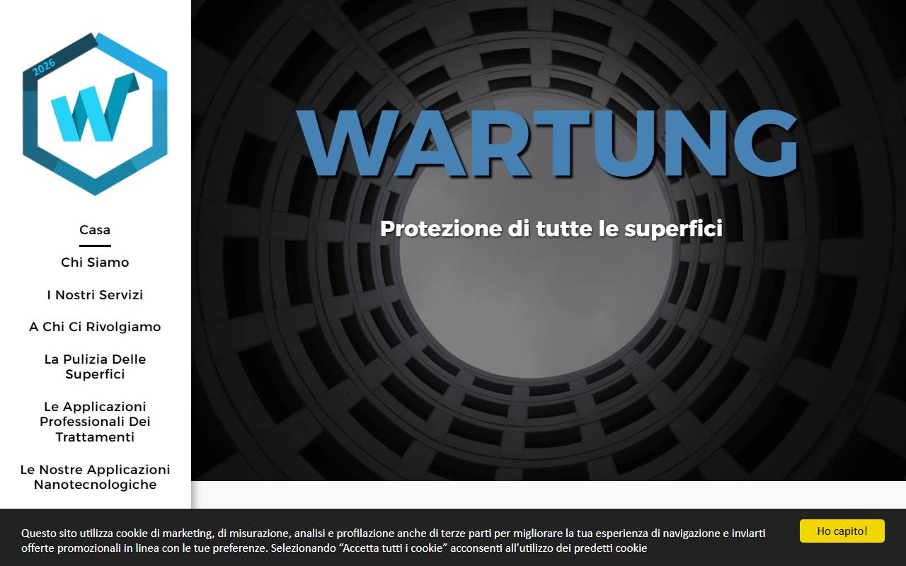 Anteprima del sito: Wartung Facility Services Sagl