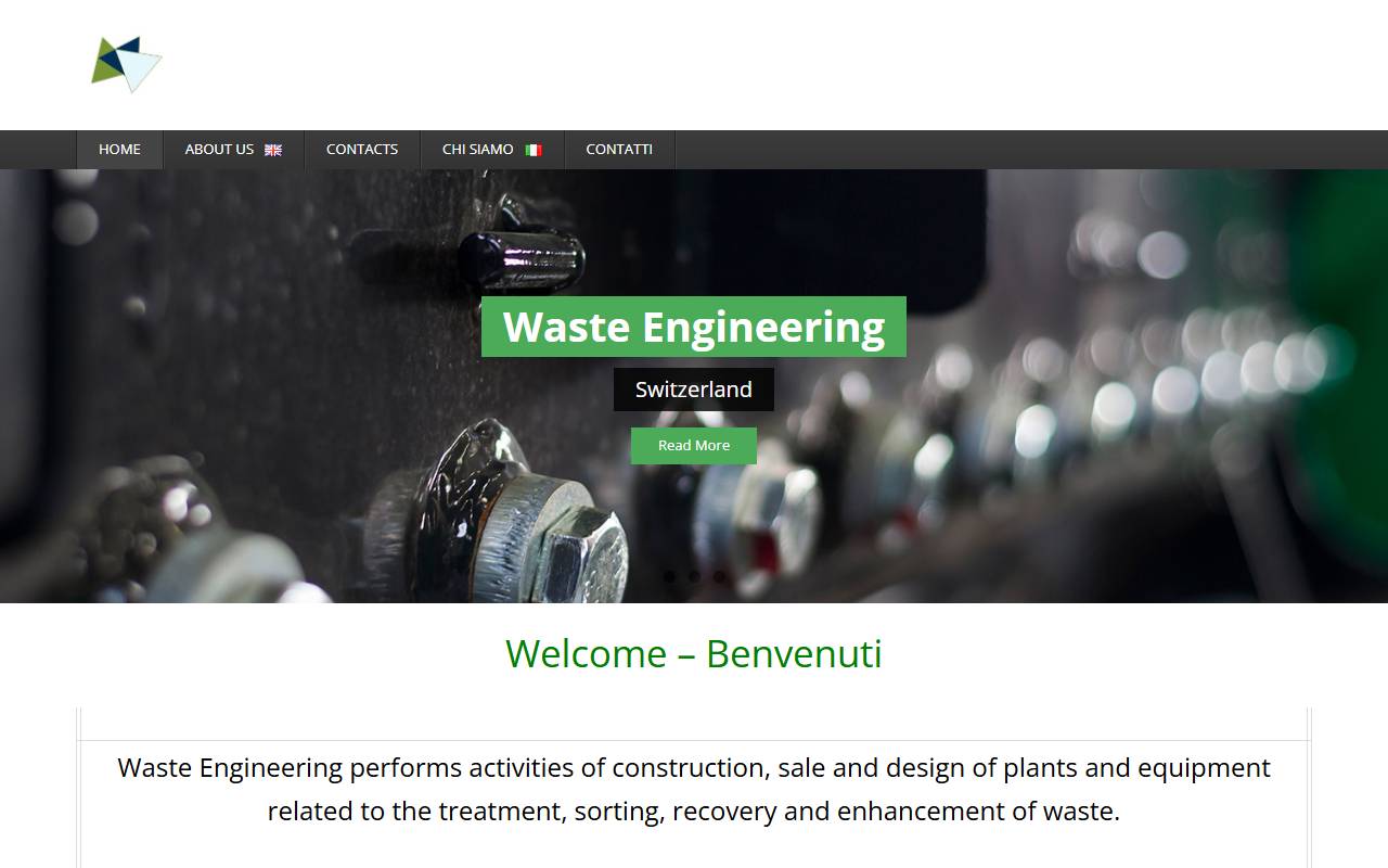 Anteprima del sito: Waste Engineering Sagl