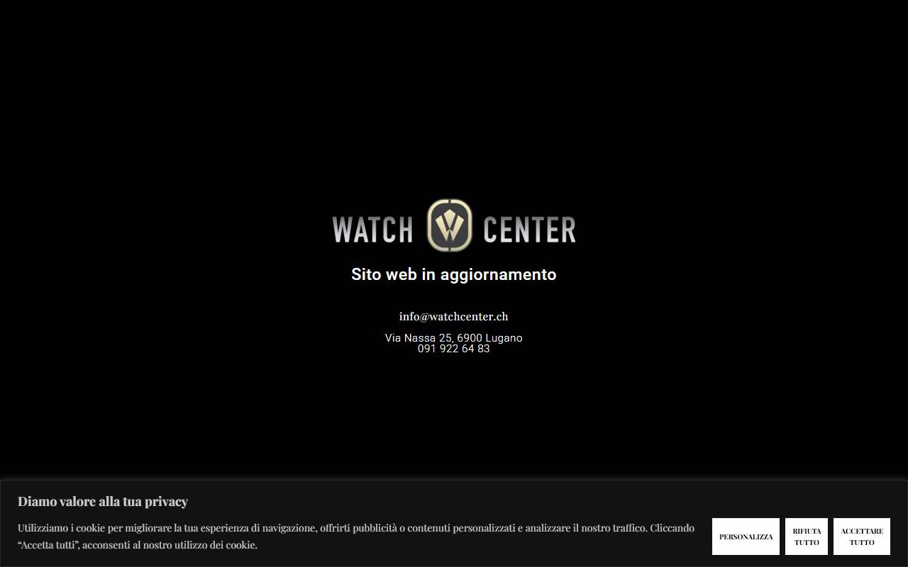 Anteprima del sito: Watch Center SA
