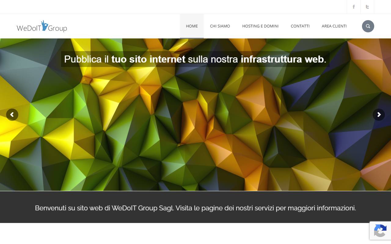 Anteprima del sito: WeDoIT Group Sagl