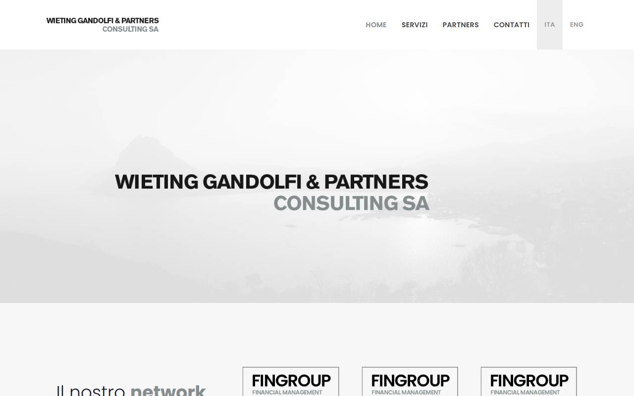 Anteprima del sito: Wieting Gandolfi & Partners Consulting SA