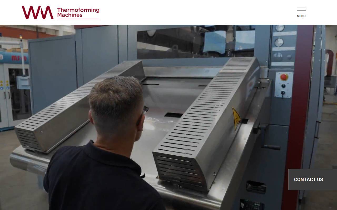 Anteprima del sito: WM THERMOFORMING MACHINES SA